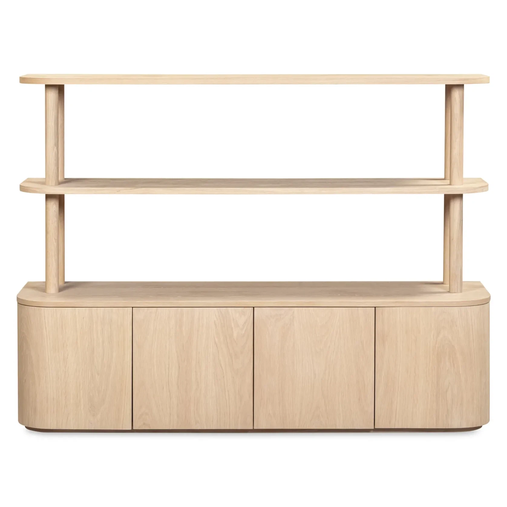 Breeze Shelving Unit Medium - Oak gallery detail image