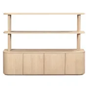 Breeze Shelving Unit Medium - Oak gallery detail image