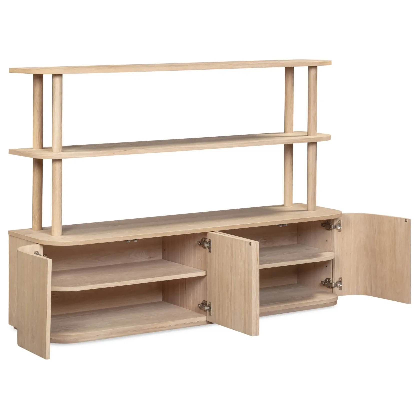 Breeze Shelving Unit Medium - Oak gallery detail image