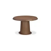 Tone Round Dining Table 120cm - Deep Oak gallery detail image