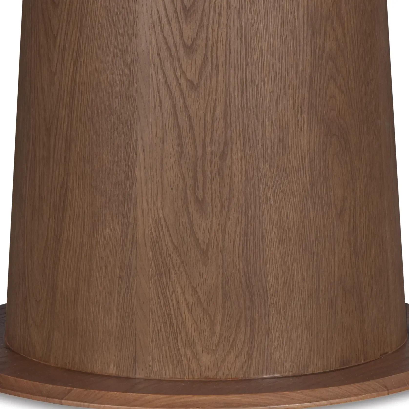 Tone Round Dining Table 120cm - Deep Oak gallery detail image
