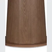 Tone Round Dining Table 120cm - Deep Oak gallery detail image