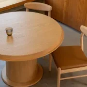 Tone Round Dining Table 120cm - Oak gallery detail image