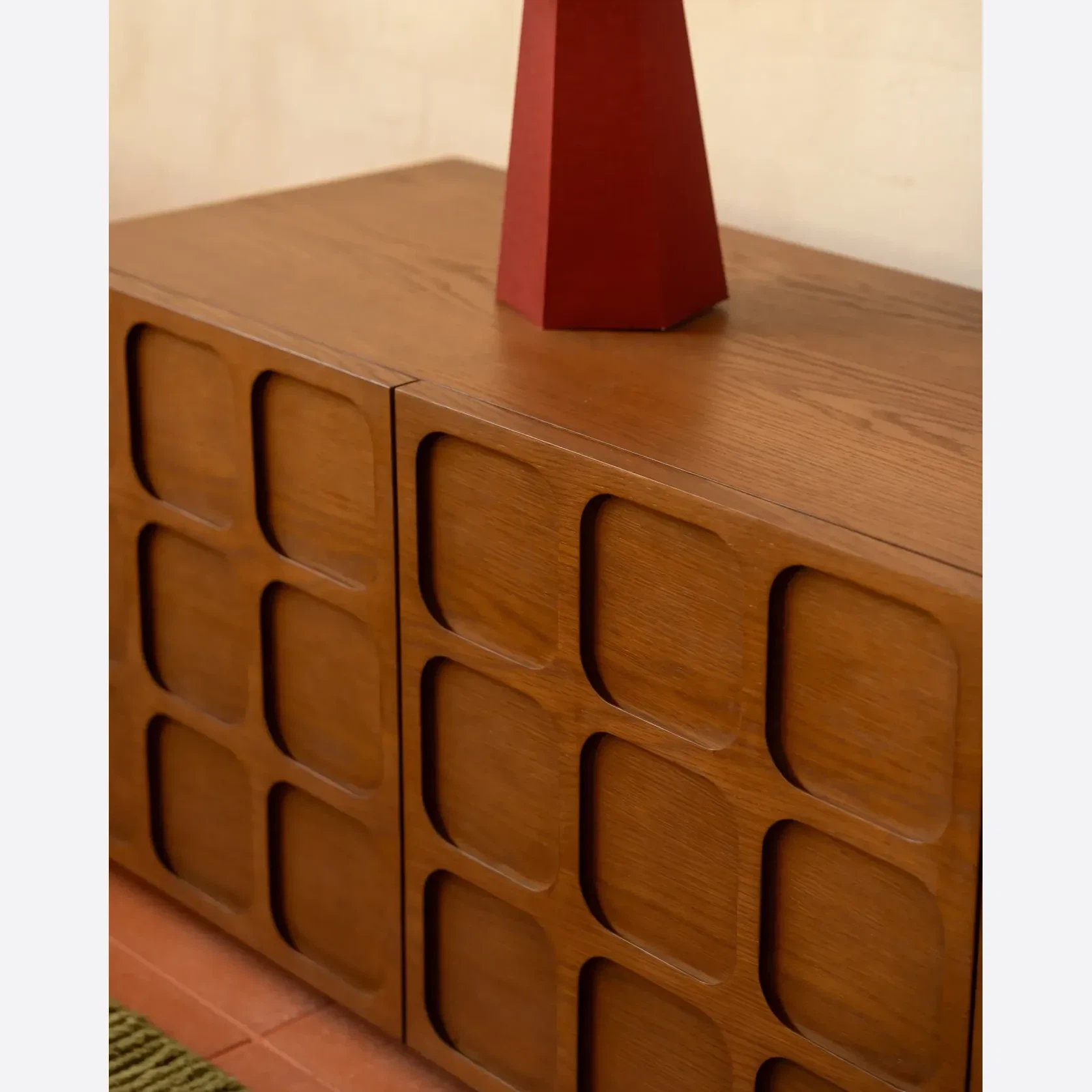 Embellish Entertainment Unit 195cm - Deep Oak gallery detail image