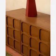 Embellish Entertainment Unit 195cm - Deep Oak gallery detail image