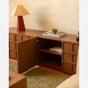 Embellish Entertainment Unit 195cm - Deep Oak gallery detail image