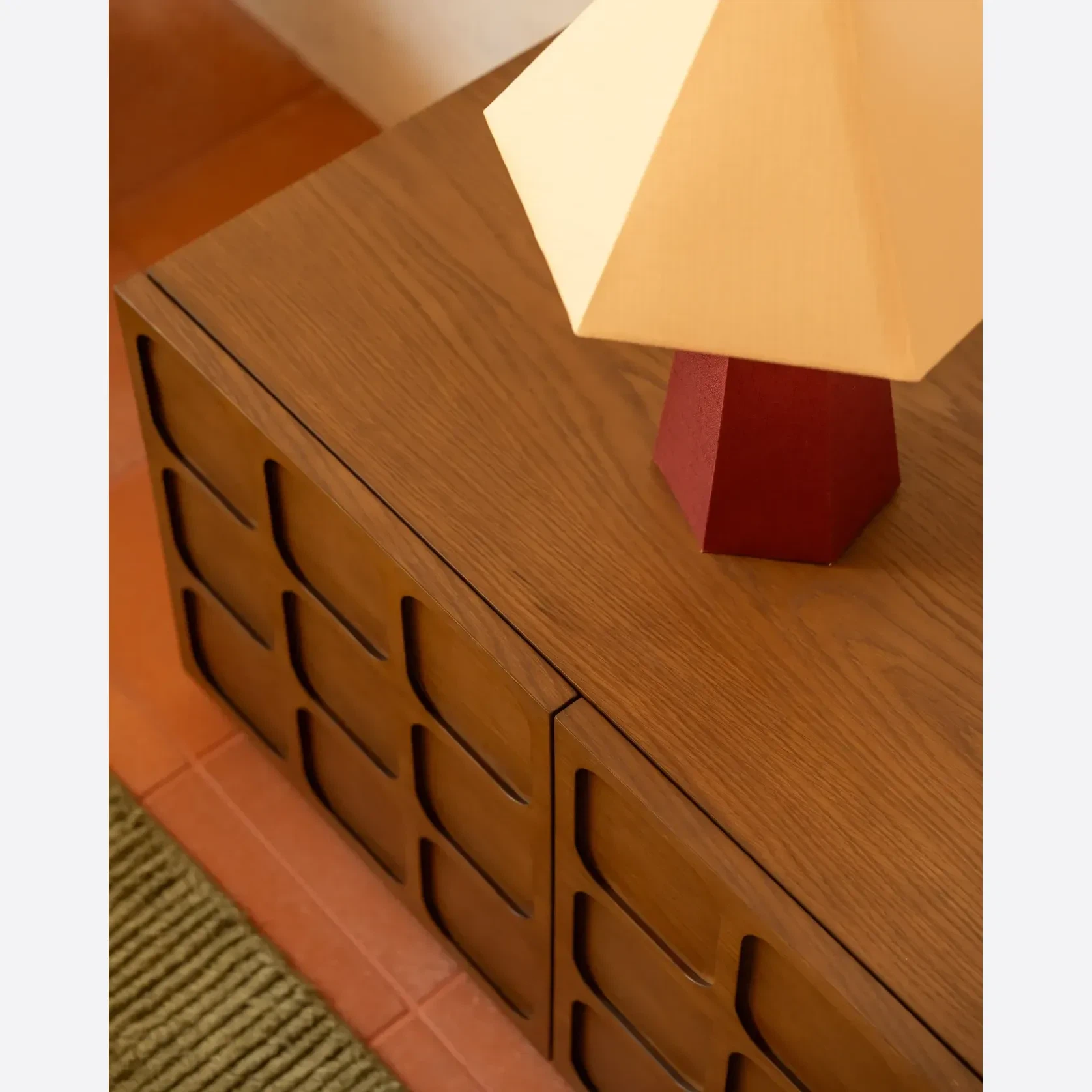 Embellish Entertainment Unit 195cm - Deep Oak gallery detail image