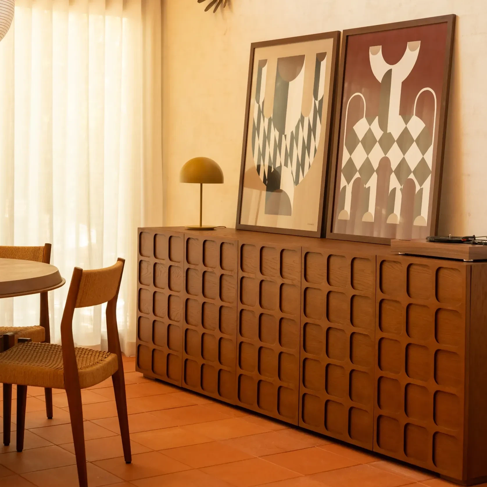 Embellish Sideboard 260cm - Deep Oak gallery detail image