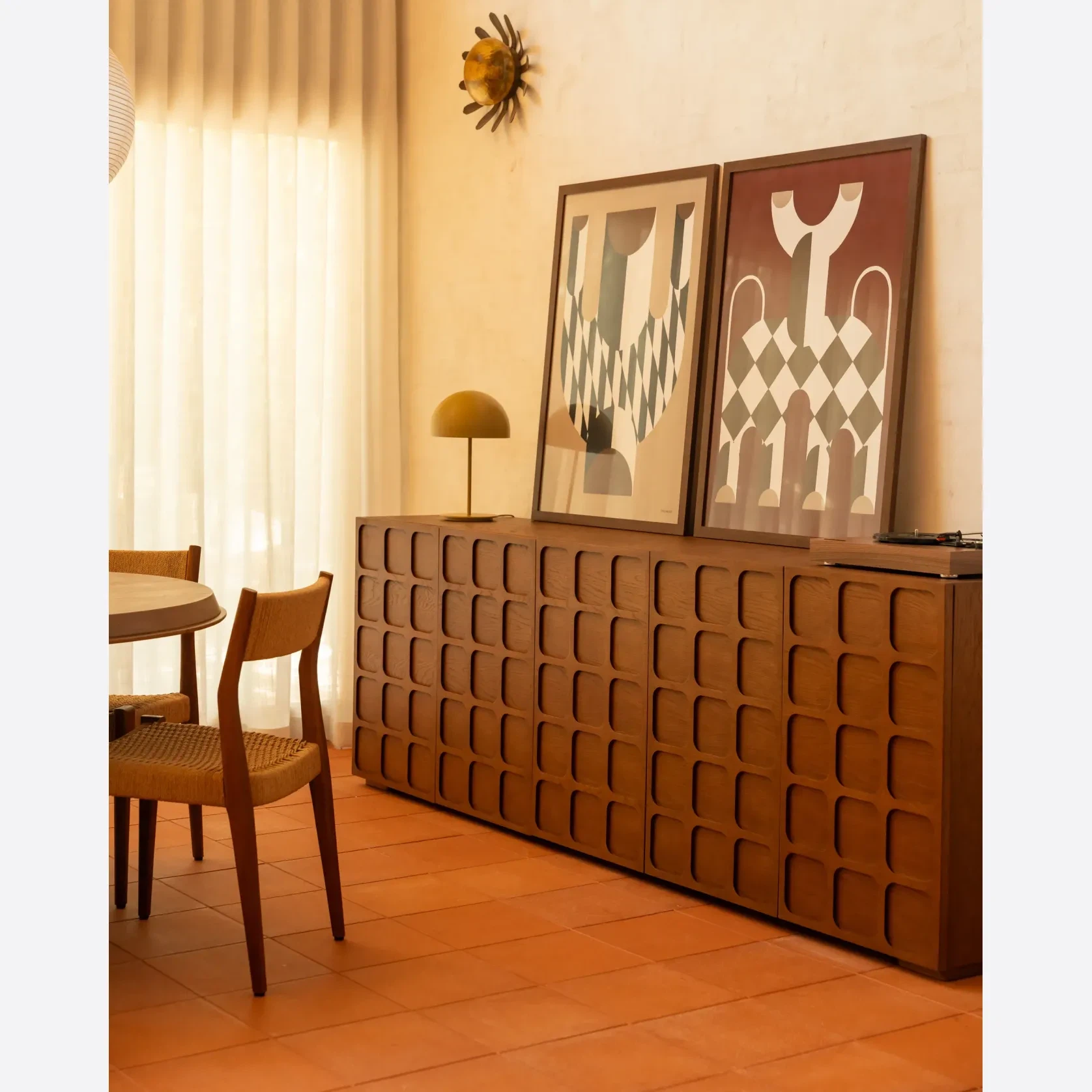 Embellish Sideboard 260cm - Deep Oak gallery detail image