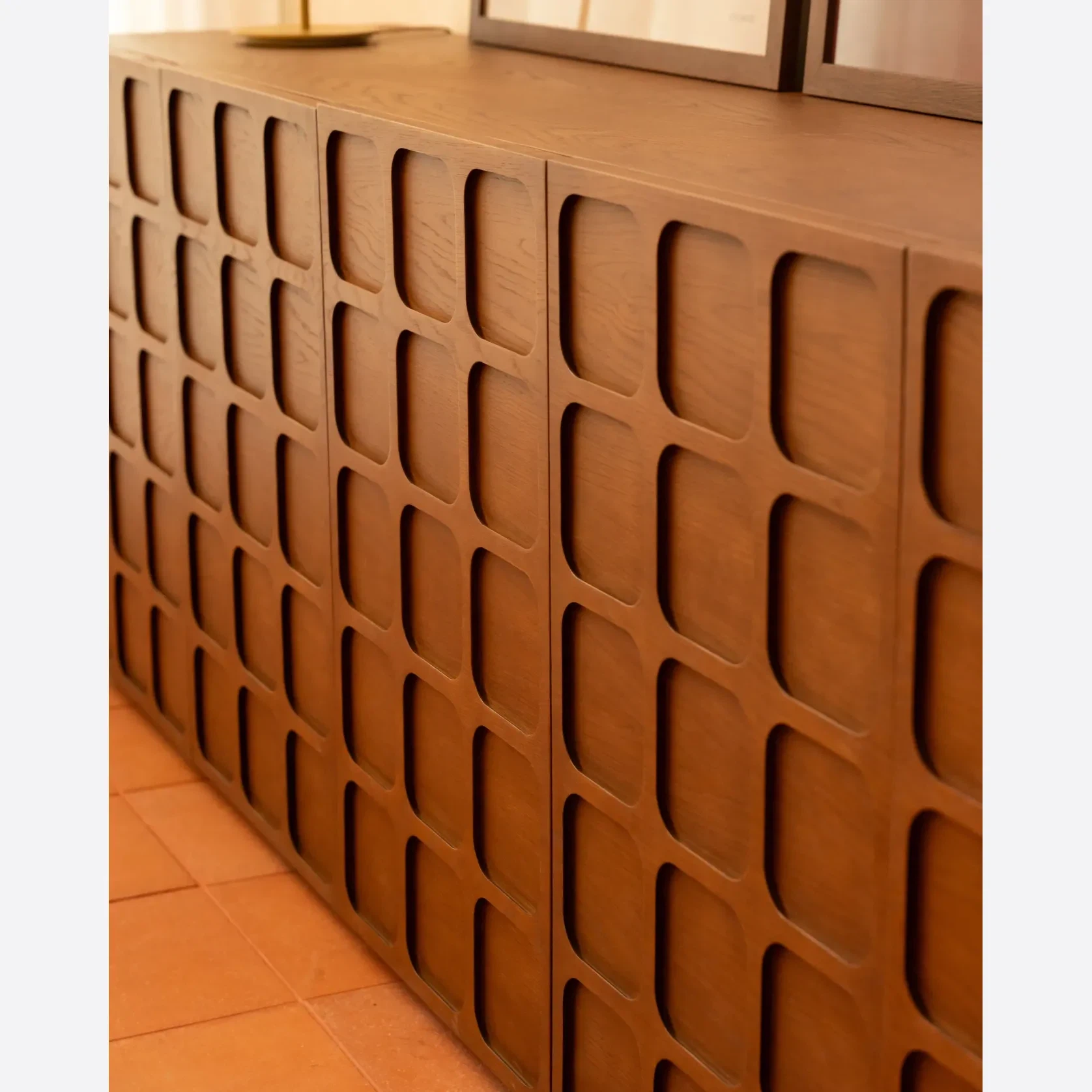 Embellish Sideboard 260cm - Deep Oak gallery detail image