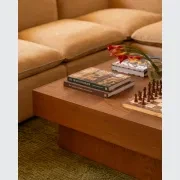 Check Coffee Table - Deep Oak gallery detail image