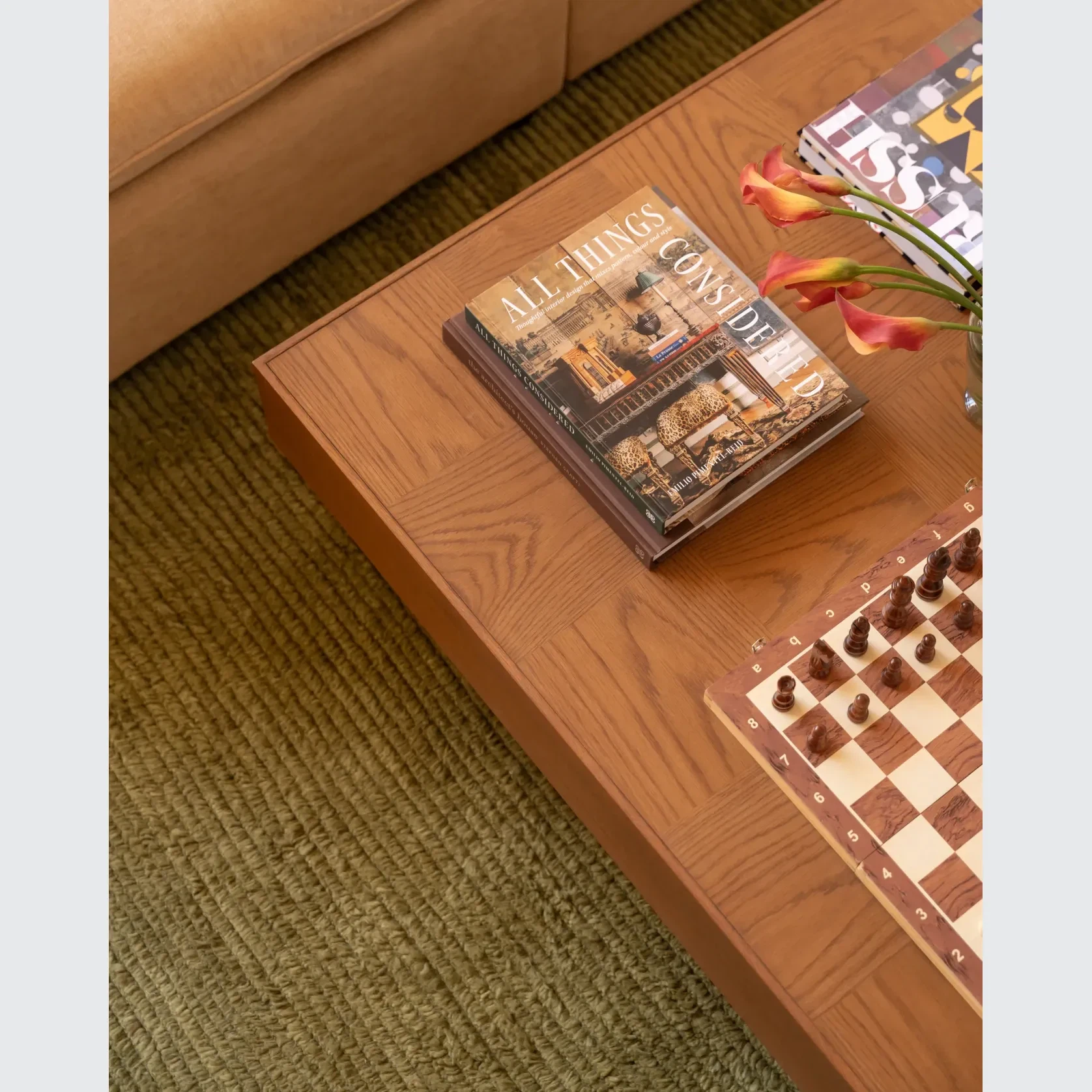 Check Coffee Table - Deep Oak gallery detail image