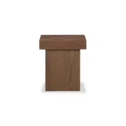 Check Side Table - Deep Oak gallery detail image