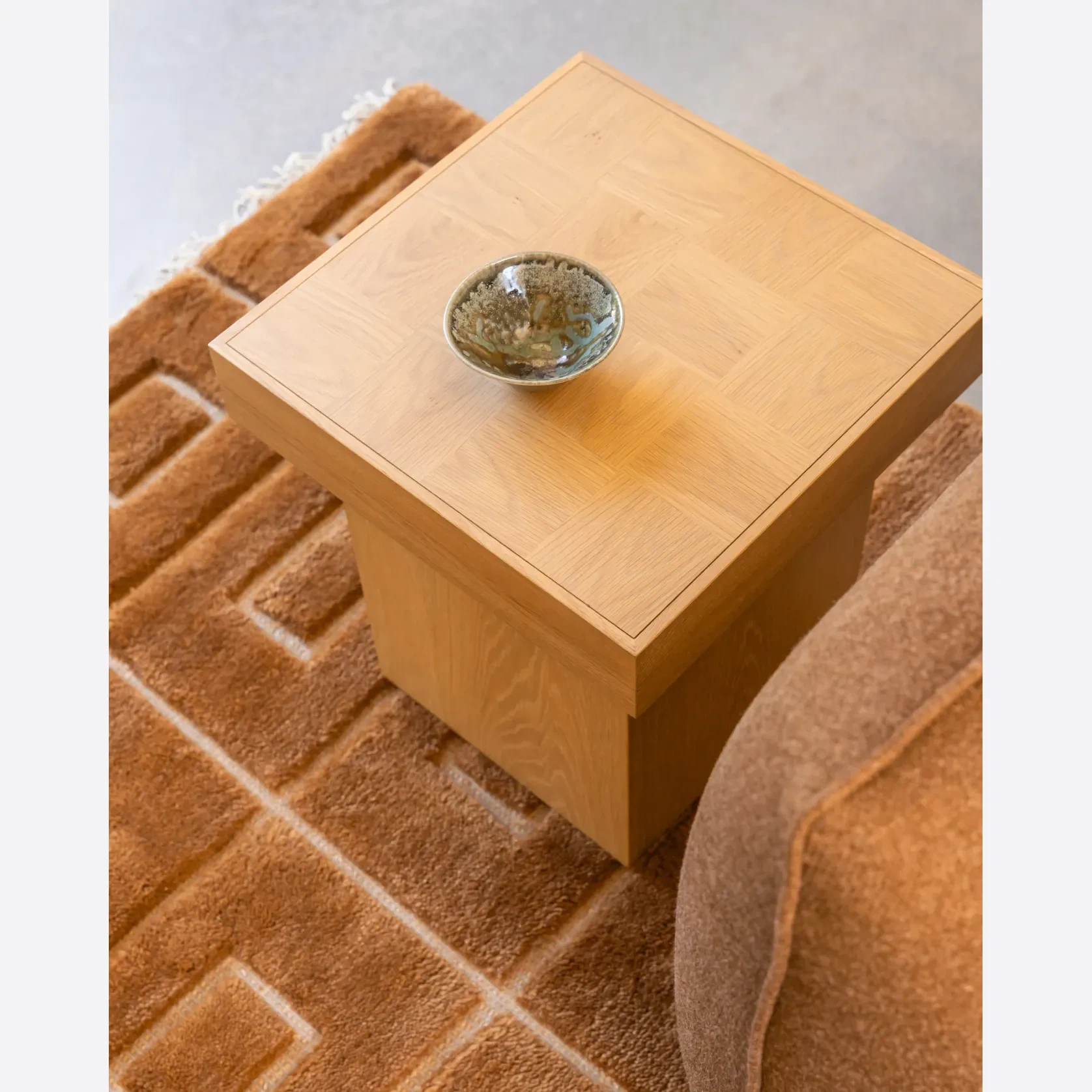 Check Side Table - Oak gallery detail image