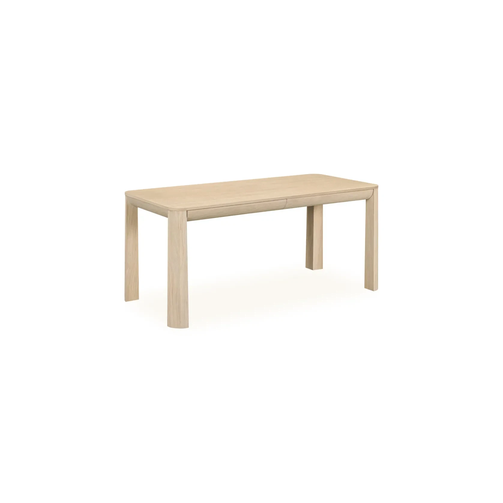 Quart Office Desk - Oak gallery detail image