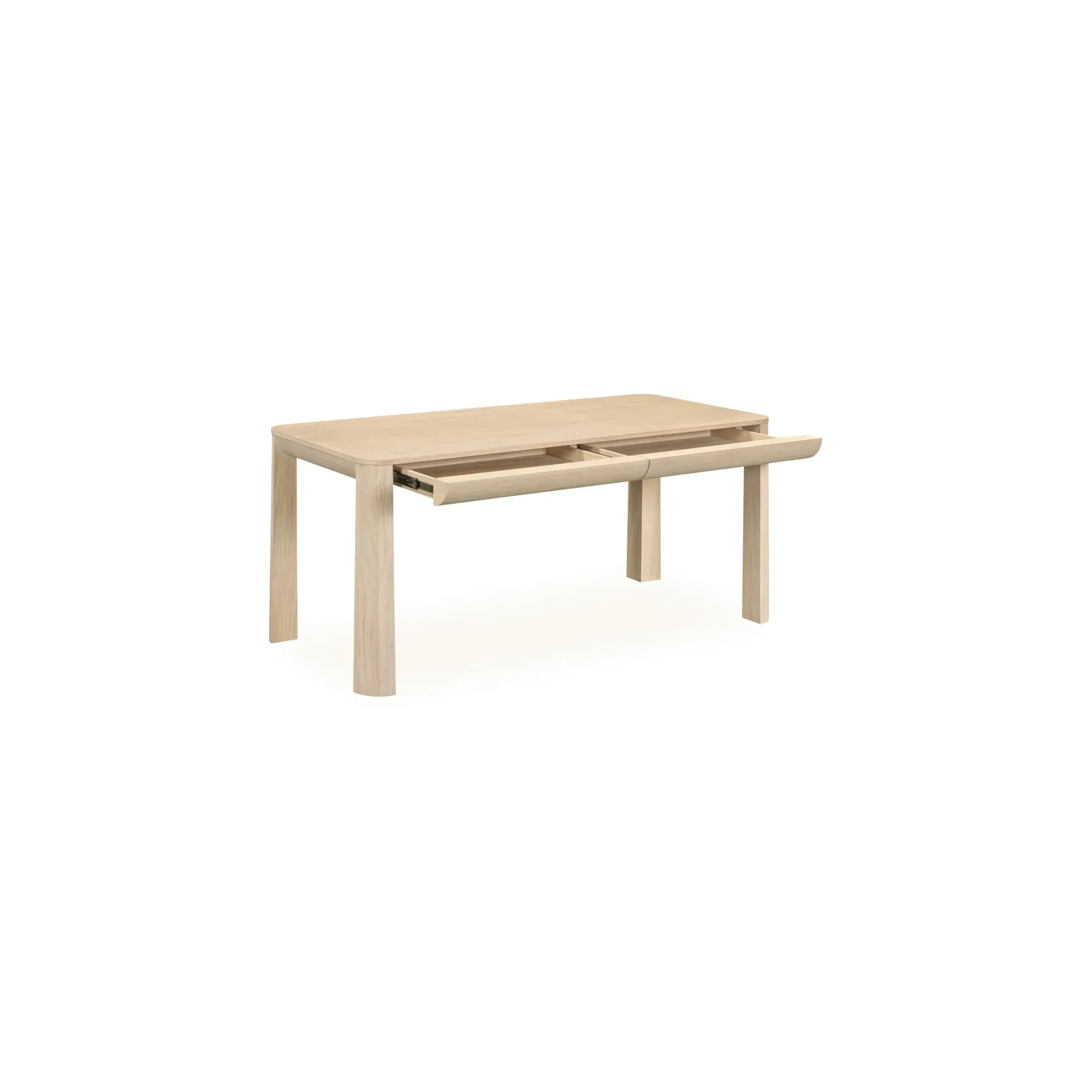 Quart Office Desk - Oak gallery detail image