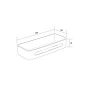 Versa Rectangle Shower Shelf gallery detail image