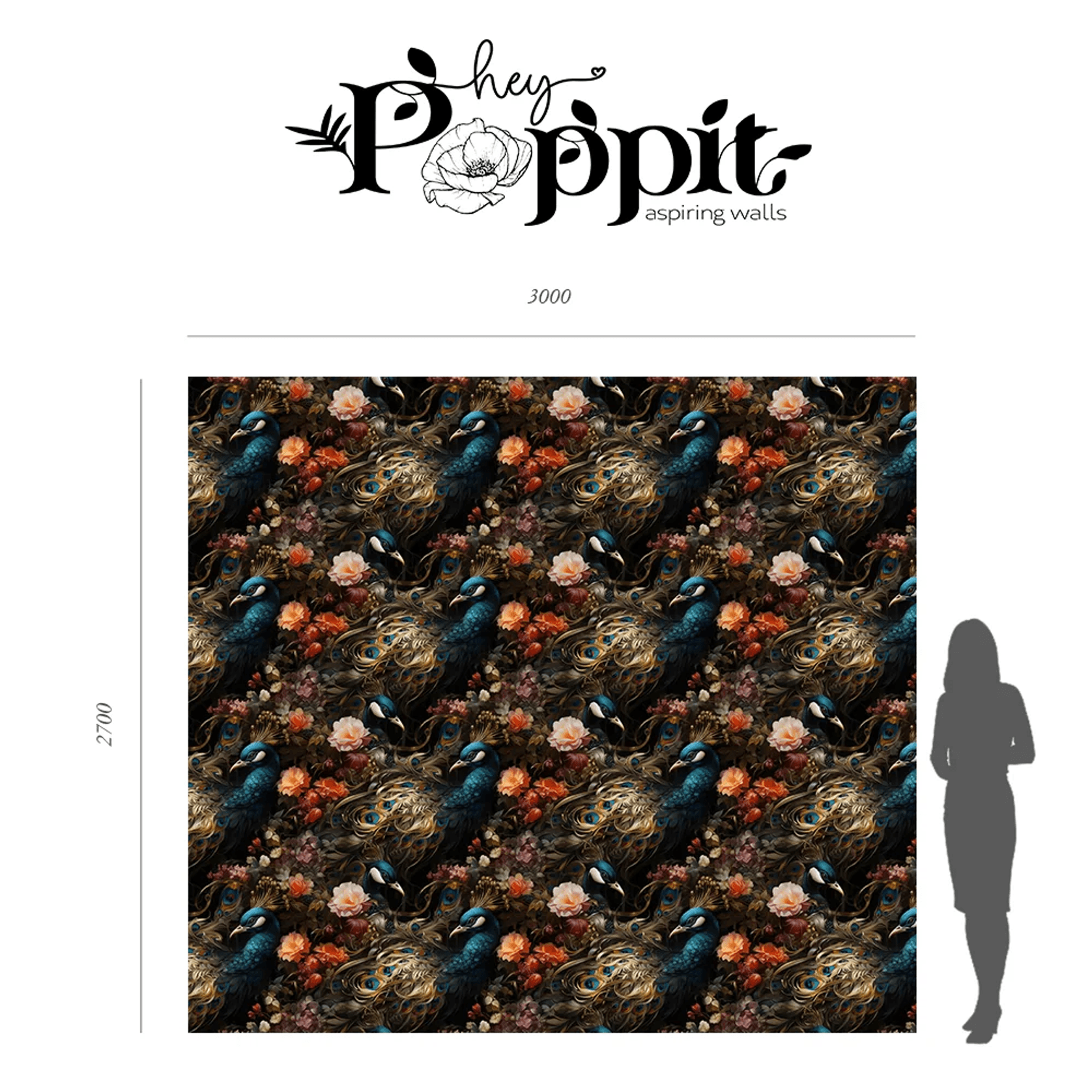 Hey Poppit Wallpaper No. Valencia gallery detail image