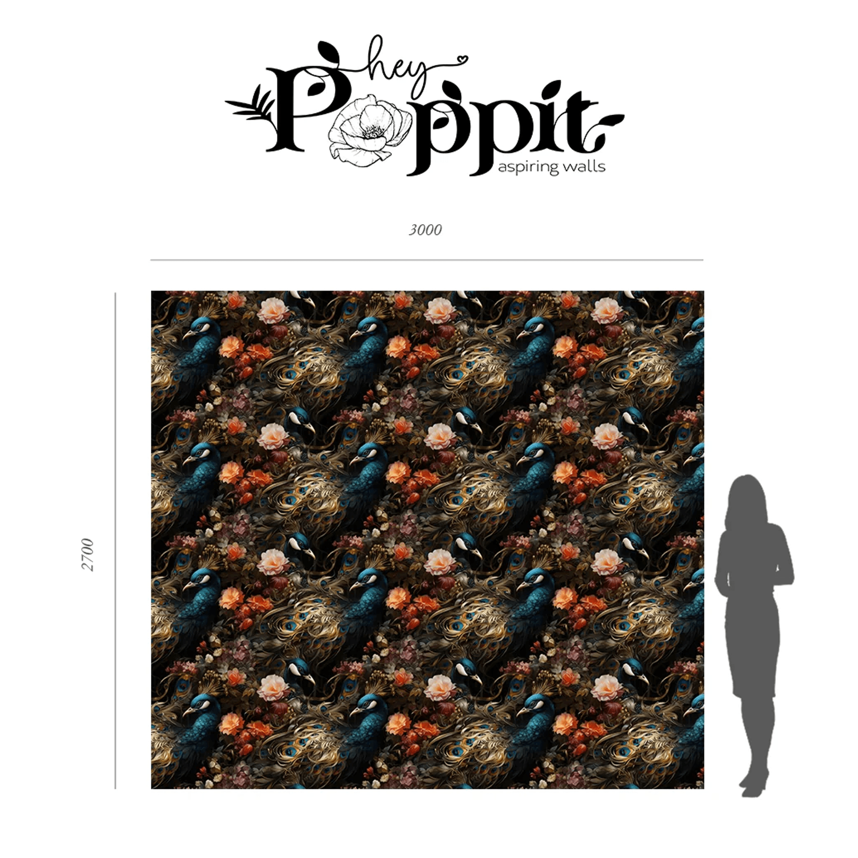 Hey Poppit Wallpaper No. Valencia gallery detail image