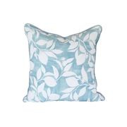 Valla Blue Linen Cushion 55 x 55 gallery detail image