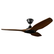 Milano Valor Matt Black | Dark Walnut Blade - No Light gallery detail image