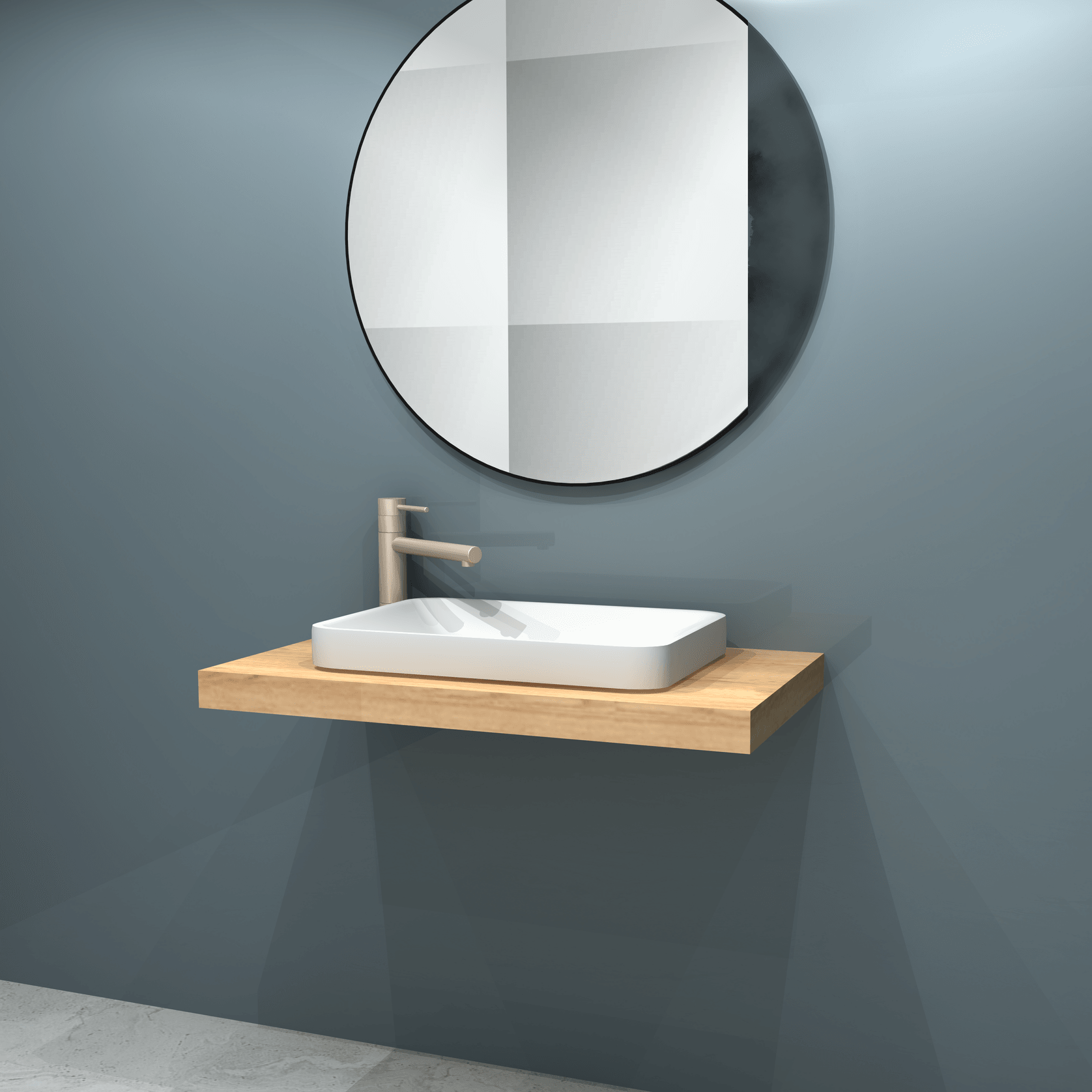 Pradera Vanity 750 - USA Oak Wood gallery detail image