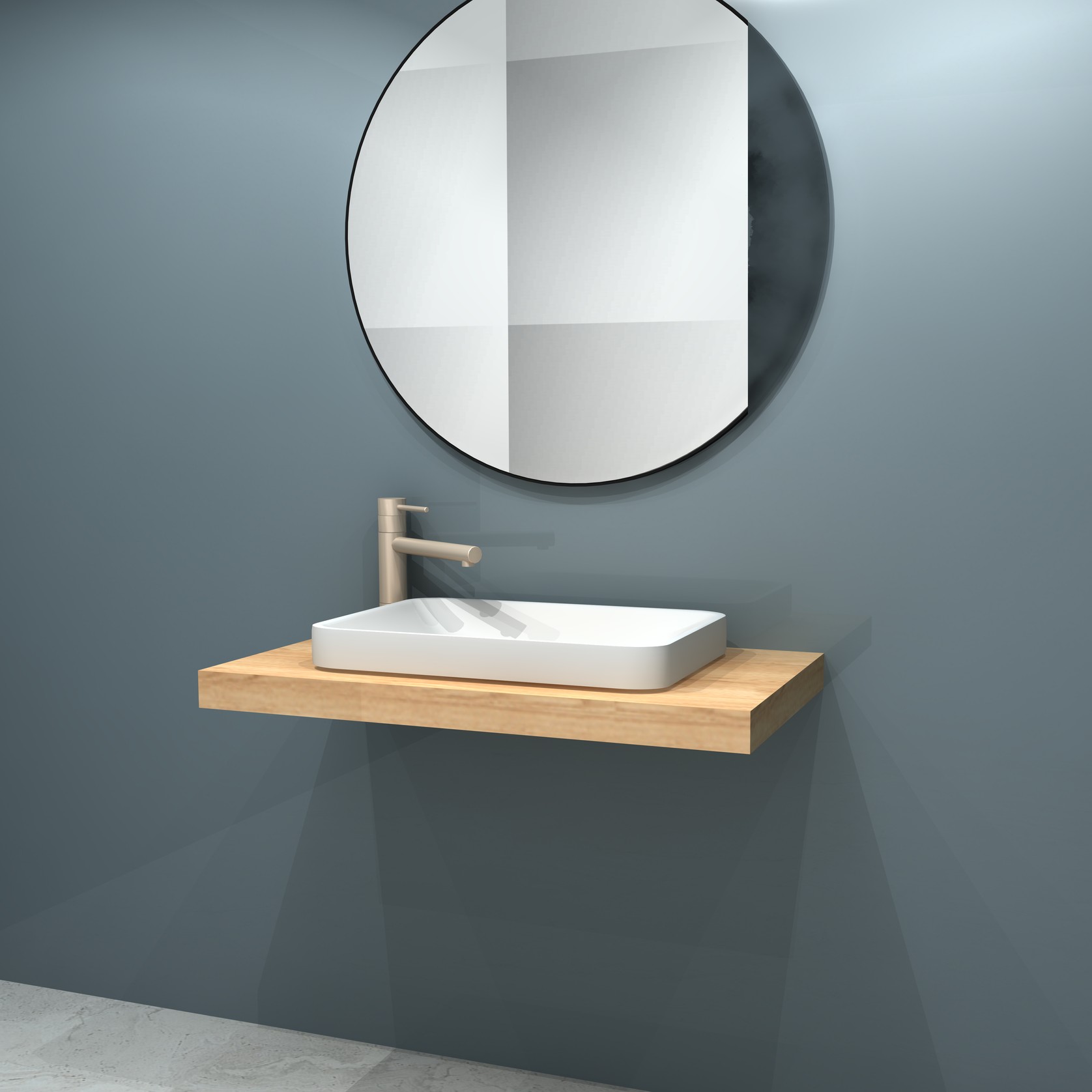 Pradera Vanity 750 - FJ Oak Wood gallery detail image