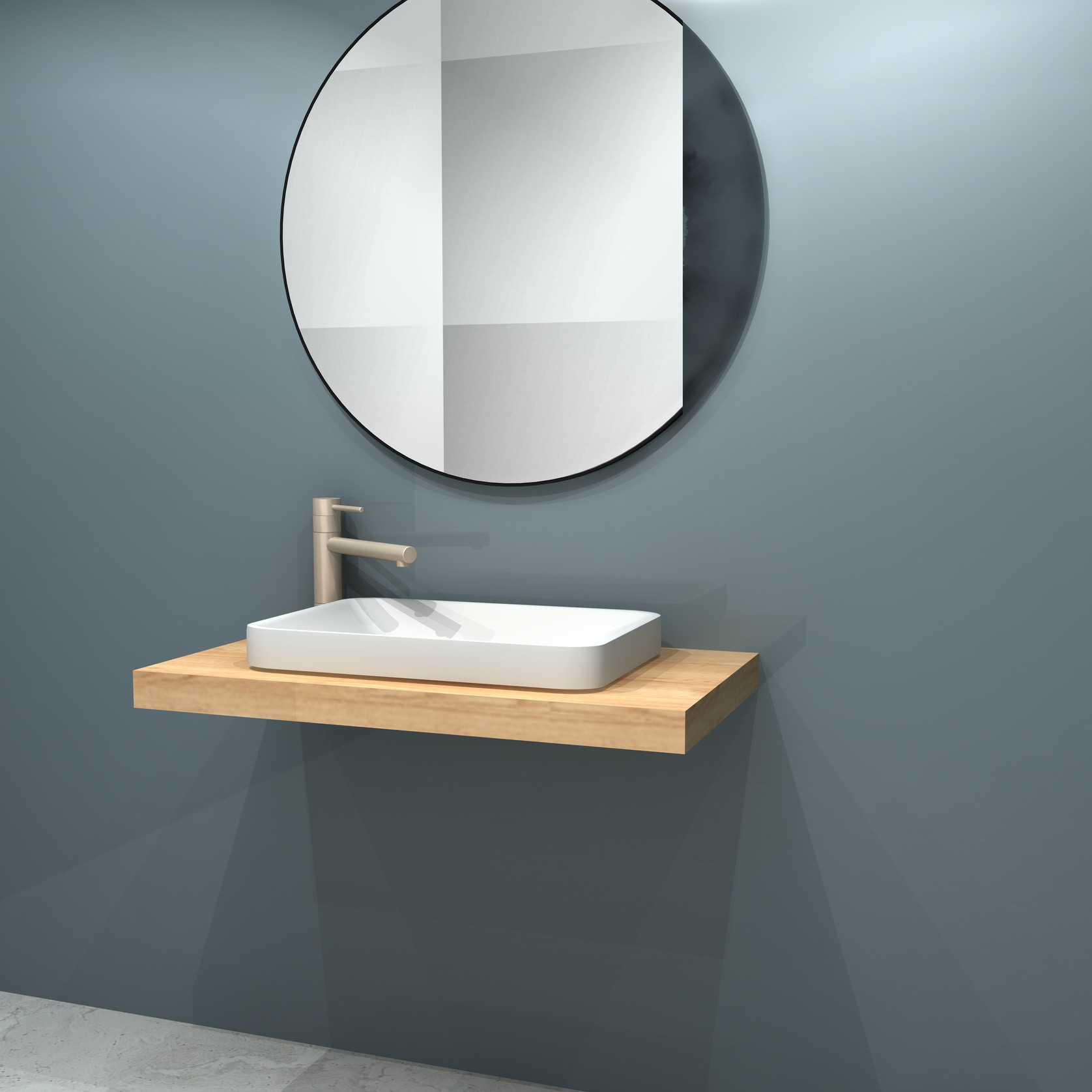 Pradera Vanity 1200 - Bamboo Wood gallery detail image