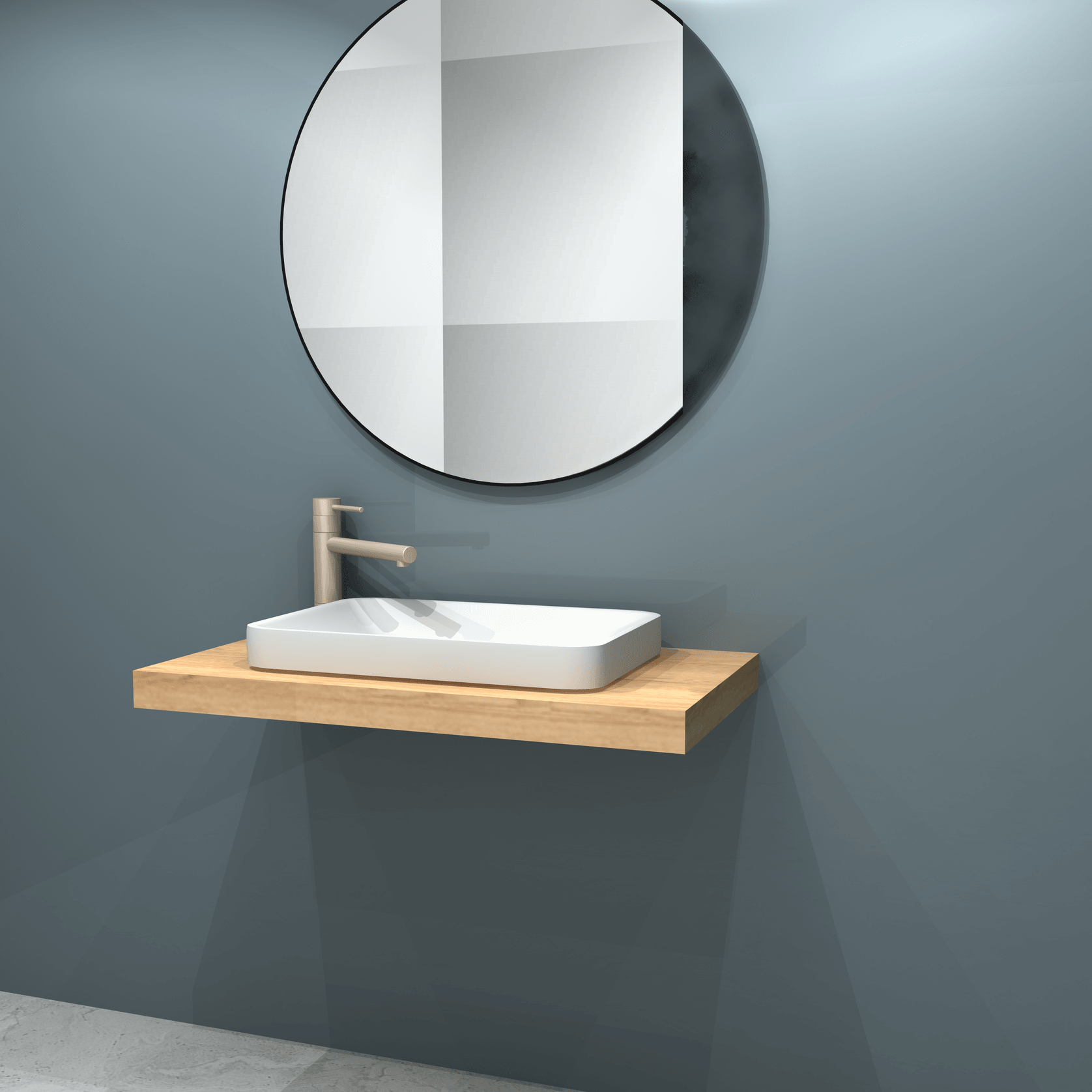 Pradera Vanity 1200 - Bamboo Wood gallery detail image