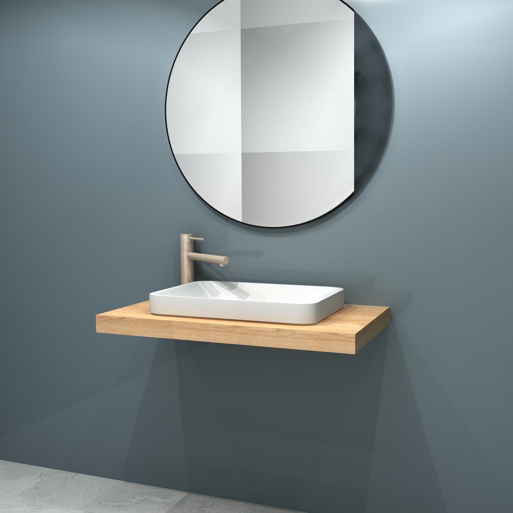 Pradera Vanity 750 - Bamboo Wood gallery detail image