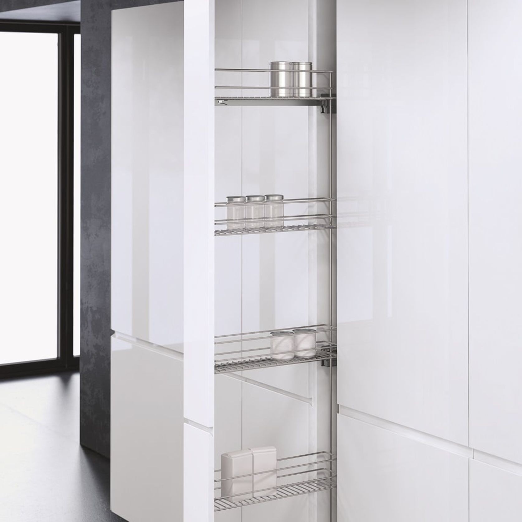 VS TAL WIRO Rack 15 Tall Pull Out Storage | ArchiPro NZ