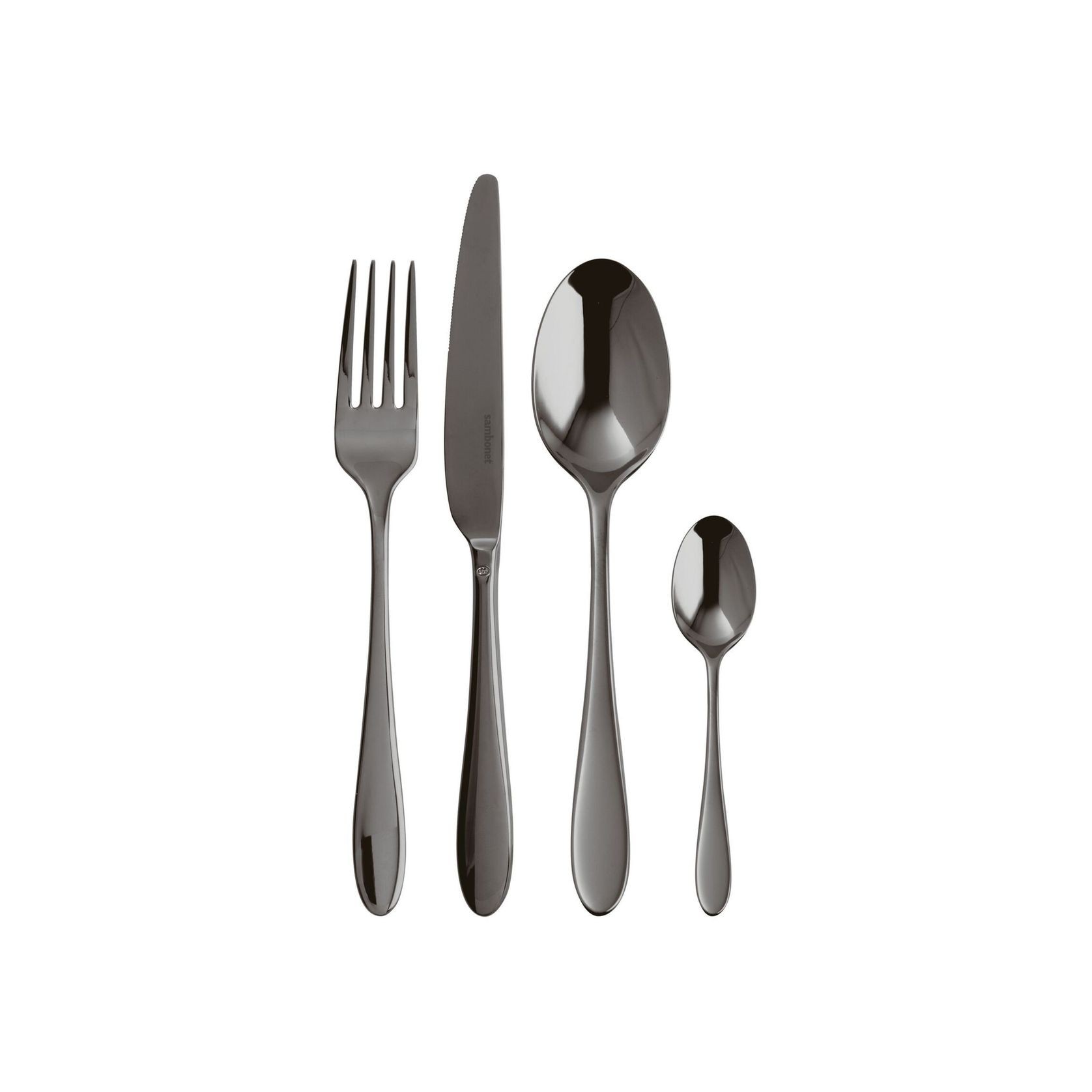 Velvet PVD Mirror 2 Black 24 Piece Set gallery detail image