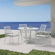 Verona Outdoor Dining Chair - Light Grey gallery detail image
