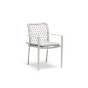 Verona Outdoor Dining Chair - Light Grey gallery detail image