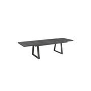 Verona Extendable Outdoor Dining Table - Charcoal gallery detail image