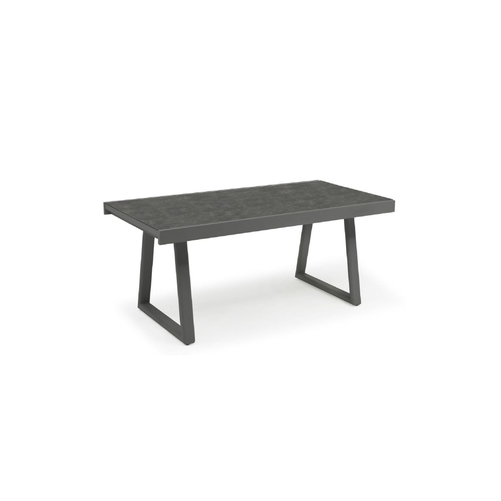 Verona Extendable Outdoor Dining Table - Charcoal gallery detail image