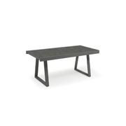 Verona Extendable Outdoor Dining Table - Charcoal gallery detail image
