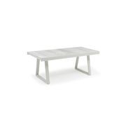 Verona Extendable Outdoor Dining Table - Light Grey gallery detail image