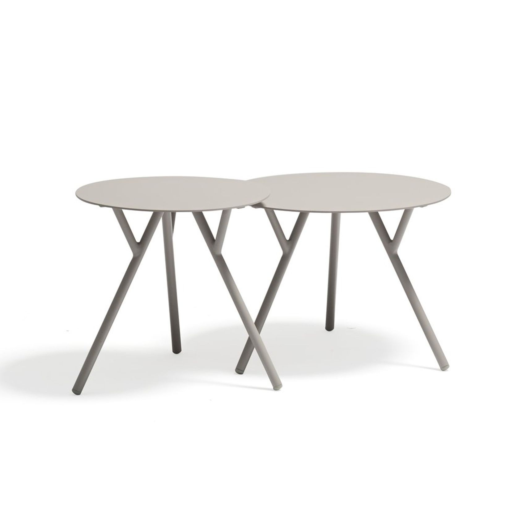 Verona Side Table (High) - Light Grey gallery detail image