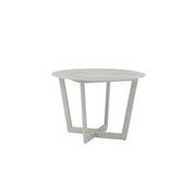 Verona Round Outdoor Dining Table - Light Grey gallery detail image