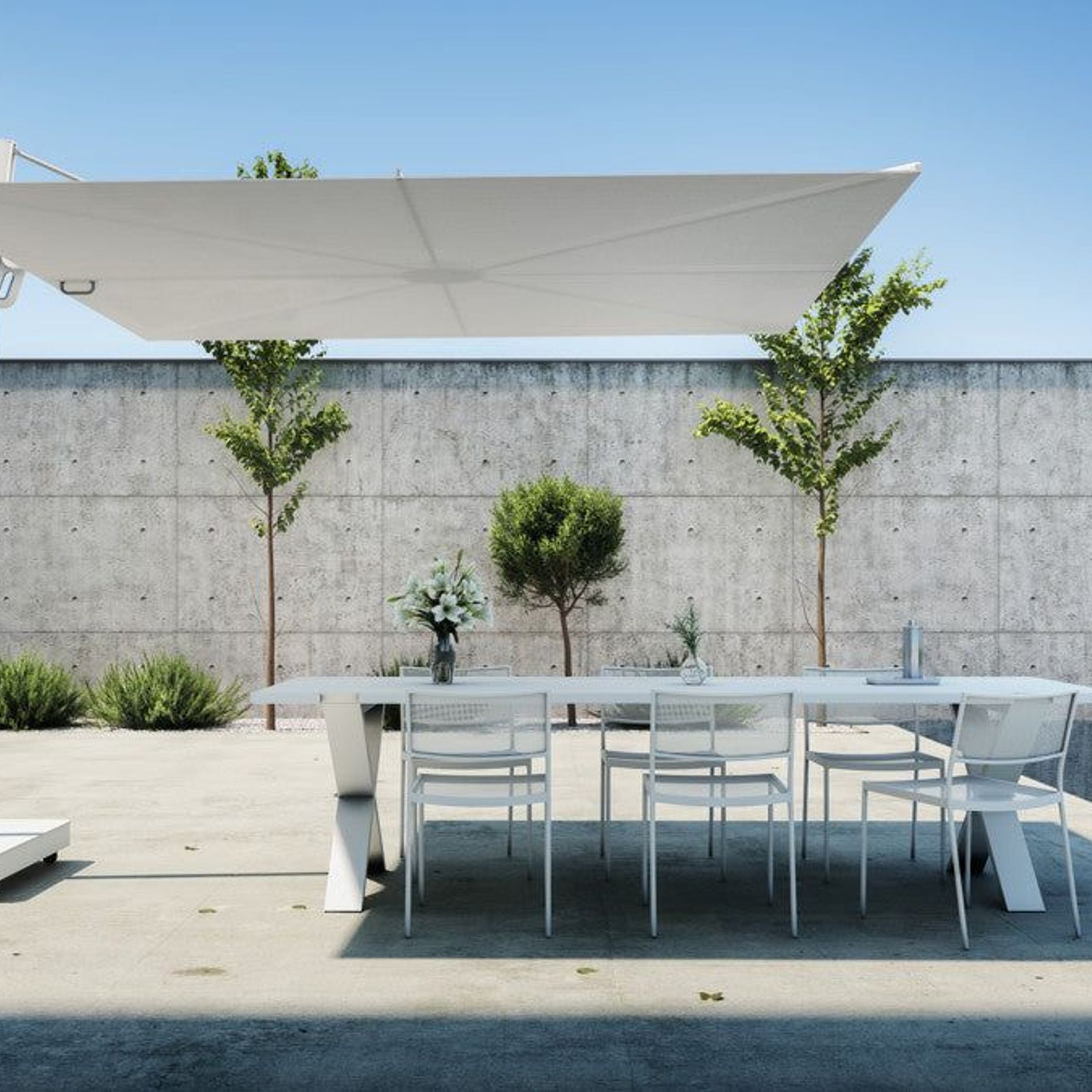 Umbrosa Versa Ux Cantilever Umbrella gallery detail image