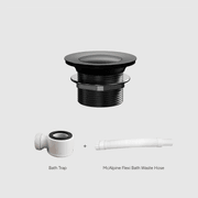 Versa Pop Up Bath Waste Kit 40mm | Non-Overflow Short Tail gallery detail image
