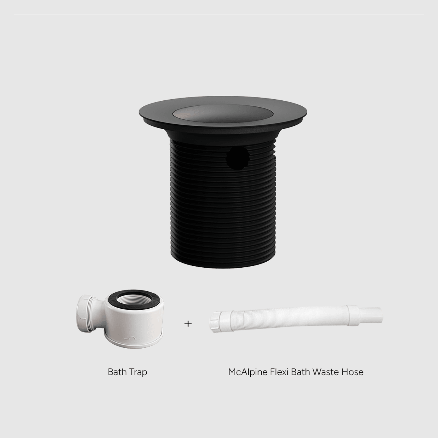 Versa Pop Up Bath Waste Kit 40mm | Overflow gallery detail image
