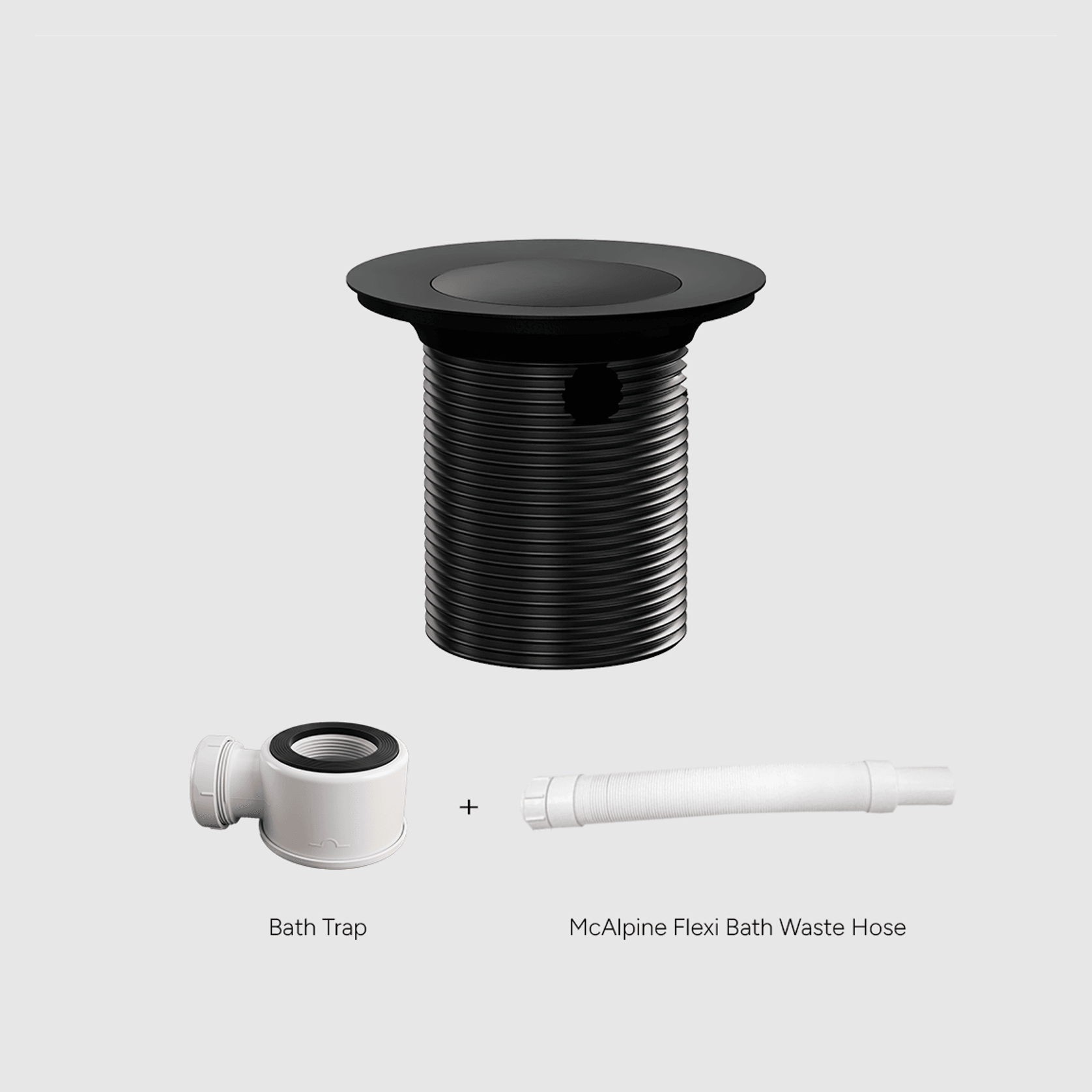 Versa Pop Up Bath Waste Kit 40mm | Overflow gallery detail image