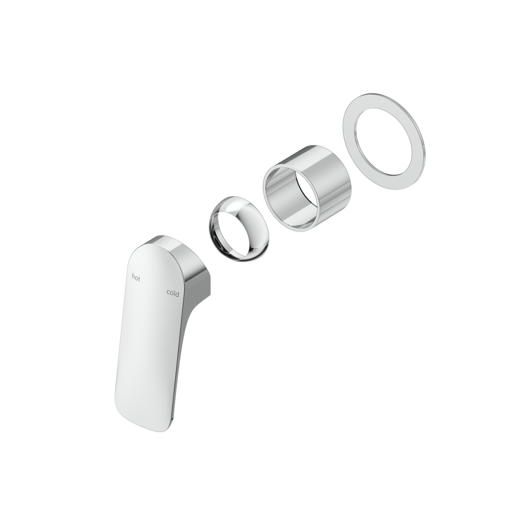 Kaza Shower Mixer | Round Plate | Trim Kit Only gallery detail image