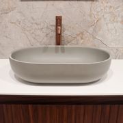 Code Oval Villastone Basin Light Grey gallery detail image
