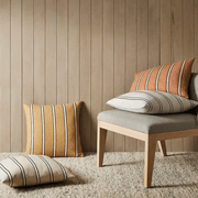 Weave Home Vinnie Striped Cushion - Manuka | Square and Lumbar gallery detail image