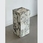 Viola Calacatta Marble Plinth | Medium gallery detail image