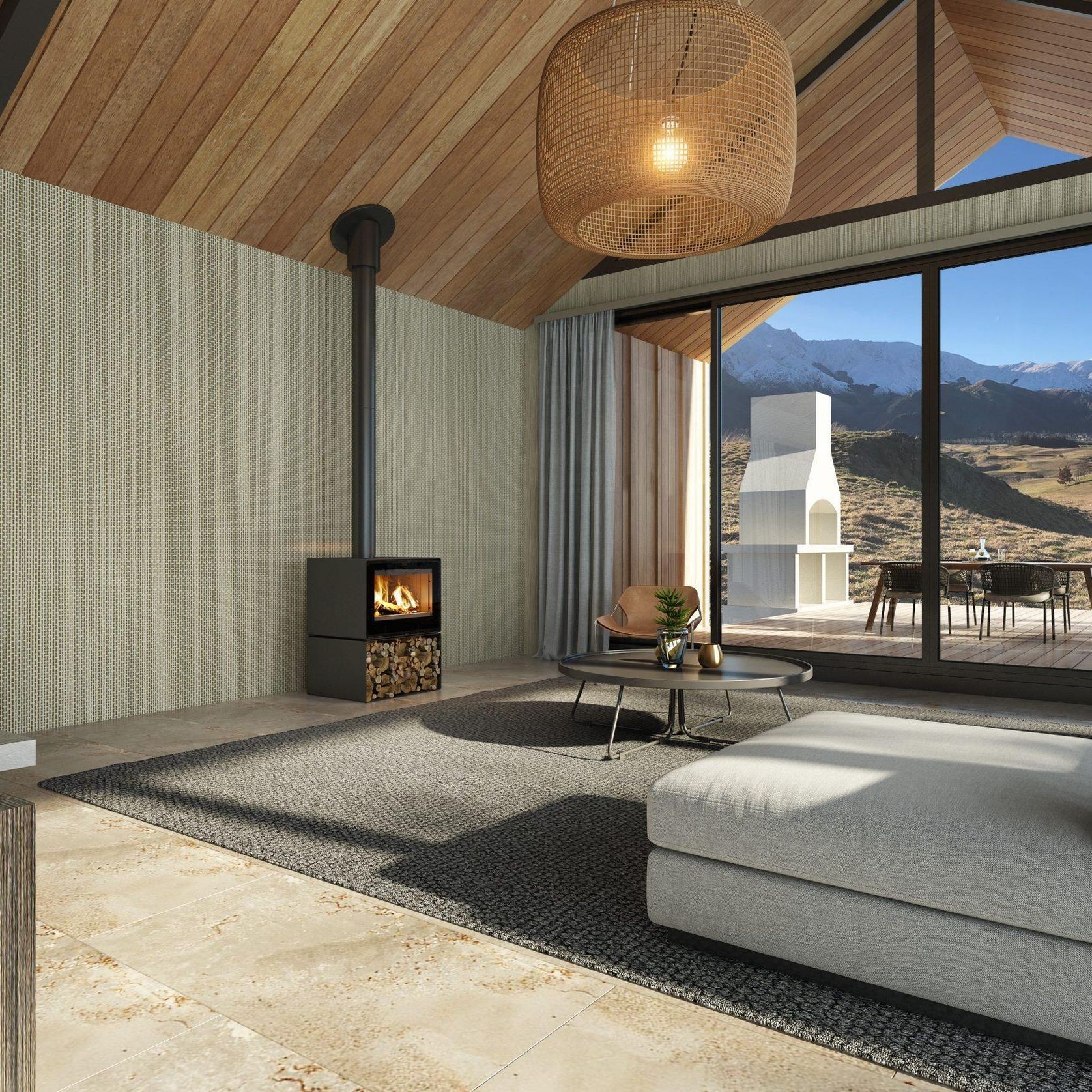 Visionline Phoenix Wood Fireplace gallery detail image