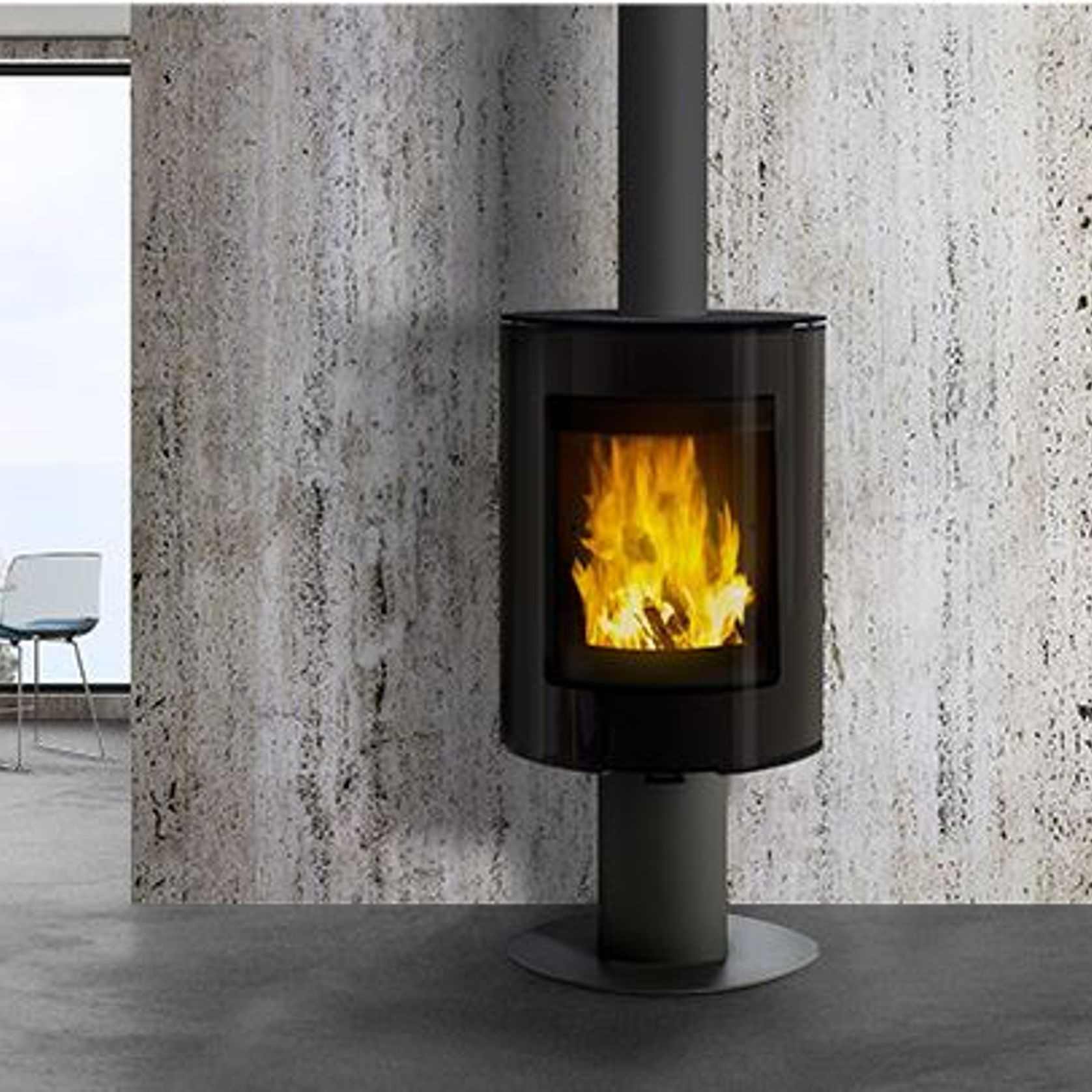 Visionline Spin Wood Stove gallery detail image